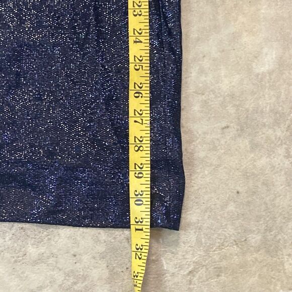 Rachel Zoe Jumpsuit Womens 8 Blue Sparkle Sleeveless‎ Wide Leg Party Sleeveless - Picture 6 of 14